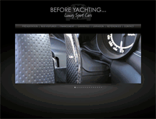 Tablet Screenshot of before-yachting.com